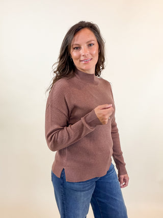 Maple Ridge Mock Neck Sweater