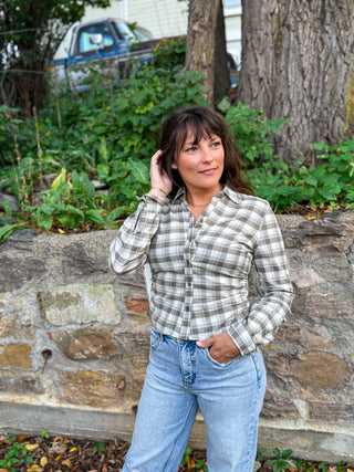 Autumn Glen Fitted Plaid Shirt