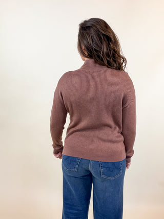 Maple Ridge Mock Neck Sweater