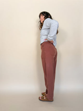 Alder Tencel Barrel Pants