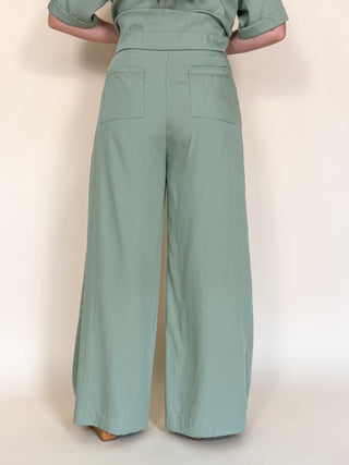 Sagewood Wide Leg Trousers