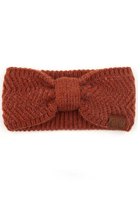 CC Chevron Knit Pattern Head Wrap