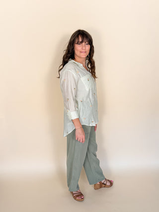 Meadowline Embroidered Shirt