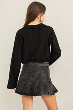 Load image into Gallery viewer, Chic Success Long Sleeve Top with Flap Pockets
