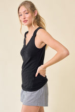 Load image into Gallery viewer, Cinched V-Neck Tank
