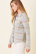 Load image into Gallery viewer, Check Patterned Shacket
