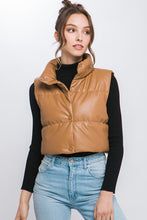 Load image into Gallery viewer, Cropped Puffer Vest
