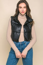 Load image into Gallery viewer, Cropped Puffer Vest
