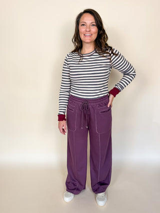 Morning Routine Wide Leg Lounge Pants