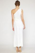 Load image into Gallery viewer, Ruched Single Shoulder Maxi
