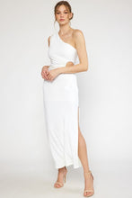 Load image into Gallery viewer, Ruched Single Shoulder Maxi
