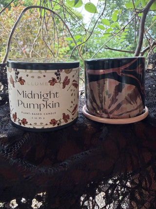Midnight Pumpkin Vanity Tin Candle