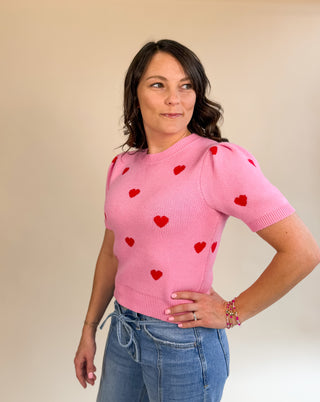 Heart to Heart Knit Top