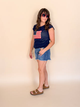 Freedom Stitch Knit Top