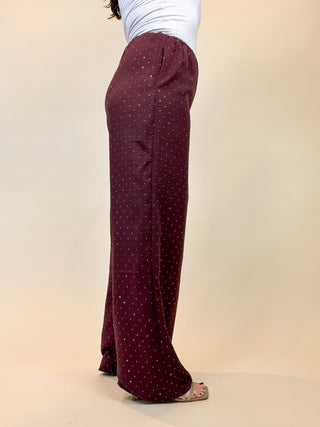 Vesper Embellished Wide Leg Pants