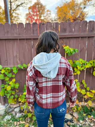 The Redwood Hooded Shacket