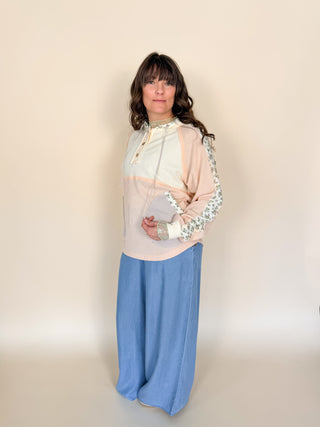 Petal Patchwork Pullover