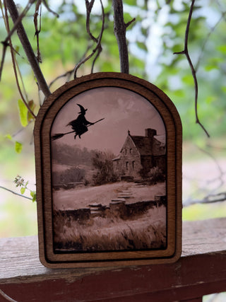 Small Fall Arch Top Framed Art