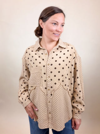 Dot Theory Gauze Shirt