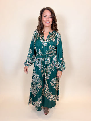 Verona Floral Belted Dress