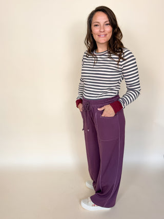 Morning Routine Wide Leg Lounge Pants