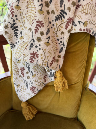 Woven Recycled Cotton Throw
