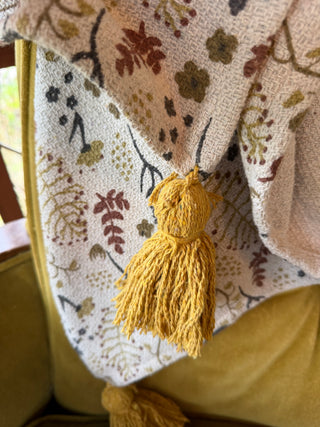 Woven Recycled Cotton Throw