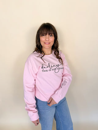 Darling This Is Just a Chapter Crew Sweatshirt