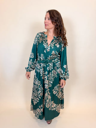 Verona Floral Belted Dress