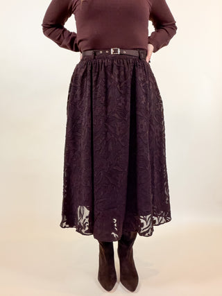 Tribeca Floral Midi Skirt