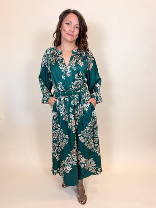Verona Floral Belted Dress
