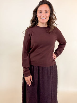 Tribeca Floral Back Sweater