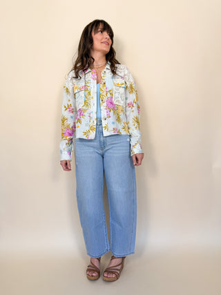 Garden Mosaic Mixed Media Jacket