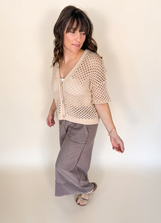 Bayside Open Knit Cardigan
