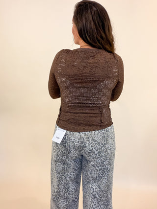 Woodrose Lace Top