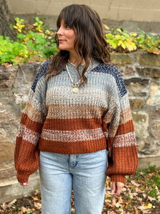 Rustic Horizon Knit Sweater