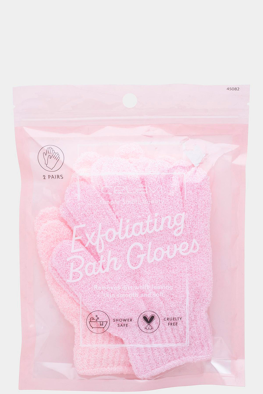 Exfoliating Bath Gloves 2 Pair Set
