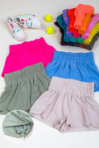 High Waist Active Shorts