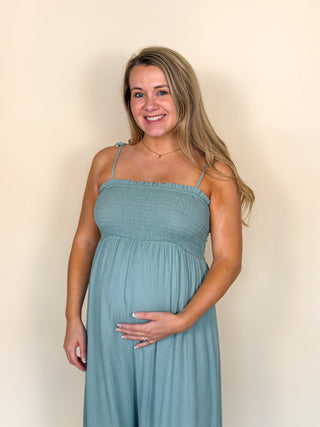 Willow Breeze Maternity Jumpsuit