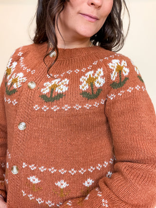 Autumn Muse Floral Cardigan