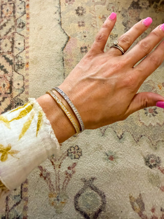 Classic Pavé Hinge Bangle