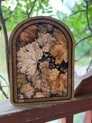 Large Fall Arch Top Framed Art