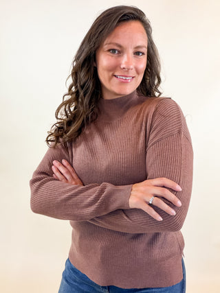 Maple Ridge Mock Neck Sweater