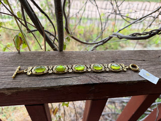 Tiger Striped Daphne Statement Bracelet