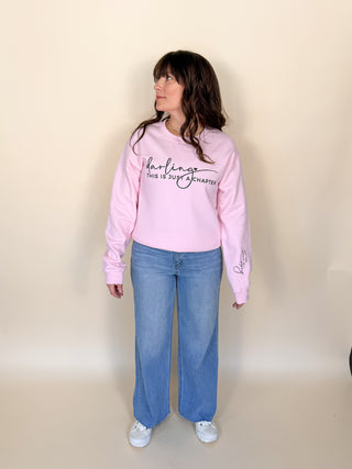Darling This Is Just a Chapter Crew Sweatshirt