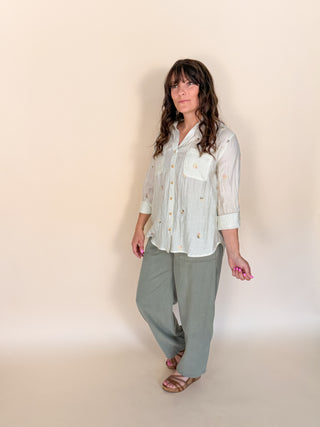 Meadowline Embroidered Shirt