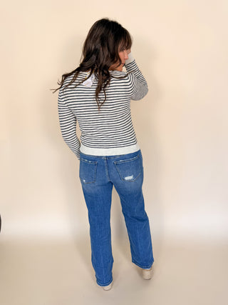 Harborline Stripe Cardigan