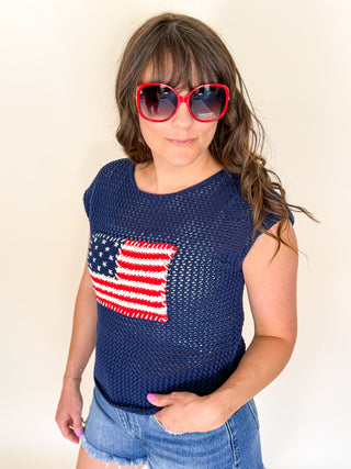 Freedom Stitch Knit Top