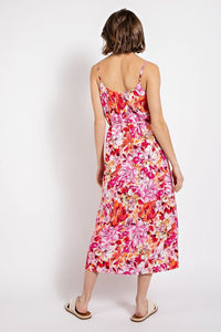 Floral Print Midi Dress