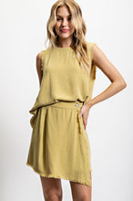 Load image into Gallery viewer, Frayed Hem Wrap Front Skort
